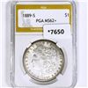 Image 1 : 1889-S Morgan Silver Dollar PGA-MS62+