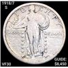 1918/7-S Standing Liberty Quarter LIGHTLY CIRC