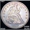 1867 Seated Liberty Dollar UNCIRCULATED