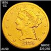 Image 1 : 1876-CC $5 Gold Half Eagle HIGH GRADE