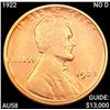 1922 No D Lincoln Wheat Cent CHOICE AU