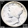 1916-D Mecury Silver Dime LIGHTLY CIRC