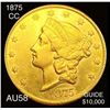1875-CC $20 Gold Double Eagle CHOICE AU