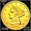 1841-D $2.50 Gold Quarter Eagle CHOICE AU