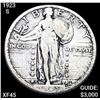 1923-S Standing Liberty Quarter LIGHTLY CIRC