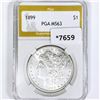 1899 Morgan Silver Dollar PGA-MS63