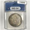 1921 Morgan Silver Dollar ANACS-MS64