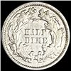 Image 2 : 1872 Seated Liberty Half Dime CLOSELY