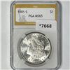 1881-S Morgan Silver Dollar PGA-MS65