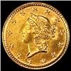 Image 1 : 1854 Rare Gold Dollar UNCIRCULATED