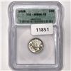 Image 1 : 1926 Mercury Silver Dime ICG-MS66 FB