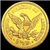 Image 2 : 1856 $2.50 Gold Quarter Eagle UNCIRCULATED