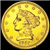 Image 1 : 1856 $2.50 Gold Quarter Eagle UNCIRCULATED