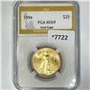 1994 $25 1/2oz American Gold Eagle PGA-MS69