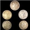 (5) Morgan Silver Dollars