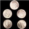 (5) Peace Silver Dollars UNCIRCULATED
