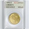 1894-O $10 Gold Eagle ACG-MS63