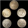 Image 2 : (5) Morgan Silver Dollars