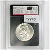 Image 1 : 1955-P Franklin Half Dollar -CHOICE UNC, Bugs