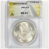 1891-S Morgan Silver Dollar ANACS-MS61
