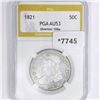 1821 Capped Bust Half Dollar PGA-AU53 Overton
