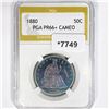 Image 1 : 1880 Seated Liberty Half Dollar PGA-PR66+ CAMEO