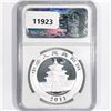 Image 1 : 2011 China Silver 10Y Panda NGC-MS70