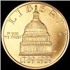 1989-W Gold Bicentennial $5 SUPERB GEM BU