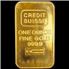 Credit Suisse 1oz Gold Bar UNCIRCULATED