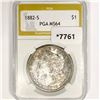 1882-S Morgan Silver Dollar PGA-MS64