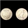 Image 2 : (2) Misc Silver Dollars ABOUT UNCIRCULATED
