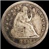 1857 Seated Liberty Quarter LIGHTLY CIRCULATED