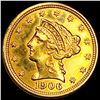 1906 $2.50 Gold Quarter Eagle UNCIRCULATED