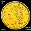 Image 1 : 1839-C $2.50 Gold Quarter Eagle UNC+