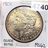 1901 Morgan Silver Dollar UNCIRCULATED