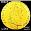 1802/1 $5 Gold Half Eagle CHOICE BU