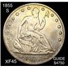 1855-S Seated Half Dollar LIGHTLY CIRCULATED