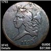 1793 Liberty Cap Half Cent LIGHTLY CIRCULATED
