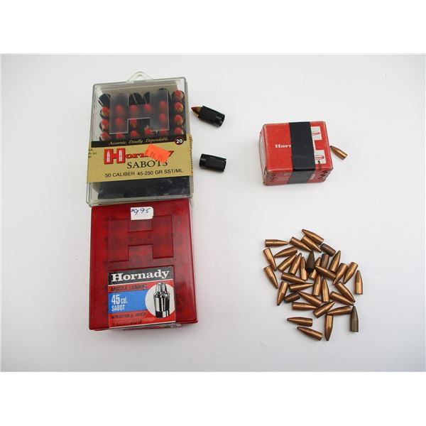 HORNADY ASSORTED BULLETS LOT