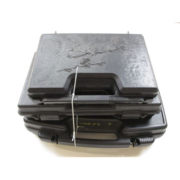 ASSORTED HARD PISTOL CASES LOT