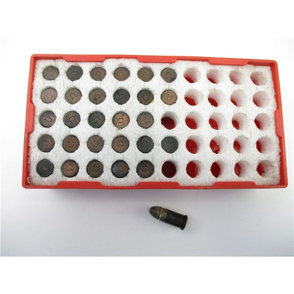 COLLECTIBLE .30 RIMFIRE AMMO