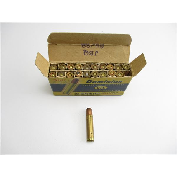 COLLECTIBLE .351 WIN AMMO
