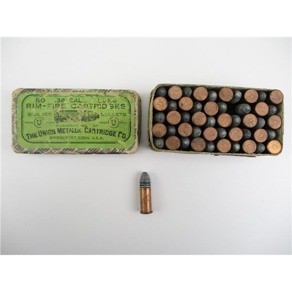 COLLECTIBLE UMC .38 LONG RIMFIRE AMMO