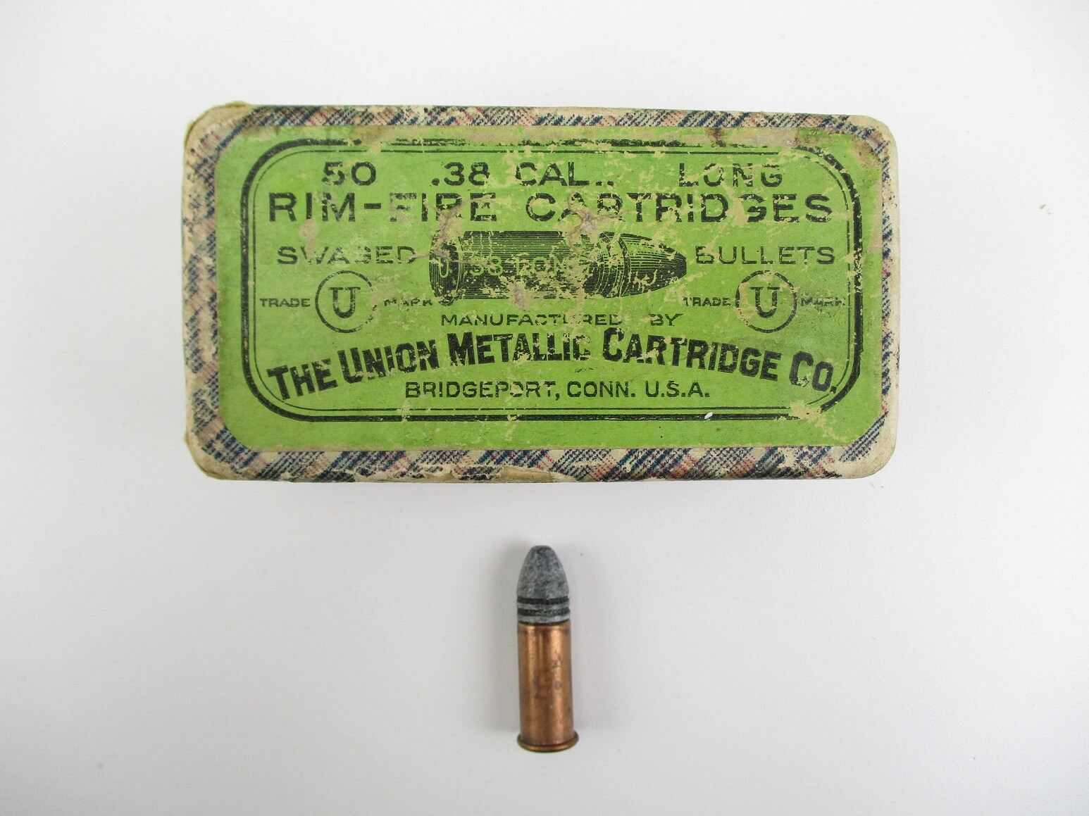 COLLECTIBLE UMC .38 LONG RIMFIRE AMMO