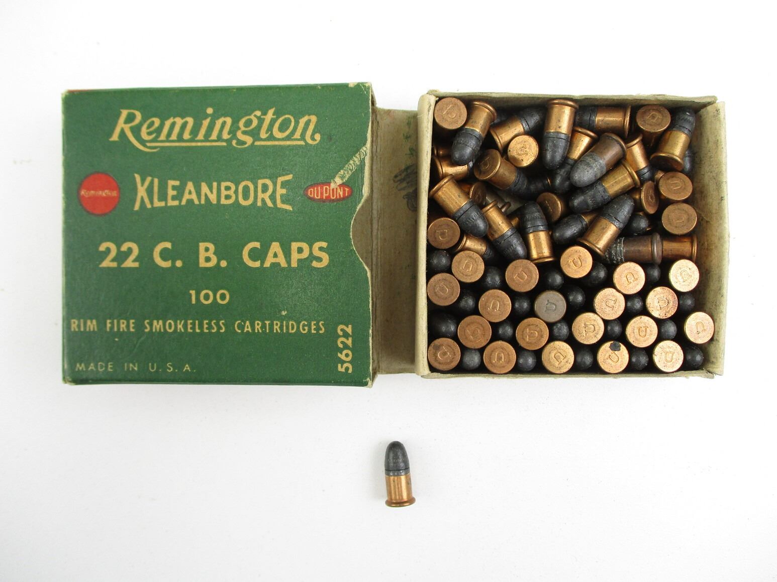 COLLECTIBLE REMINGTON .22 C.B. CAPS RIMFIRE AMMO