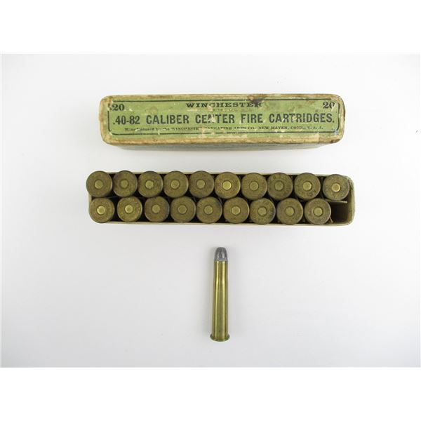 COLLECTIBLE WINCHESTER .40-82 WRF AMMO