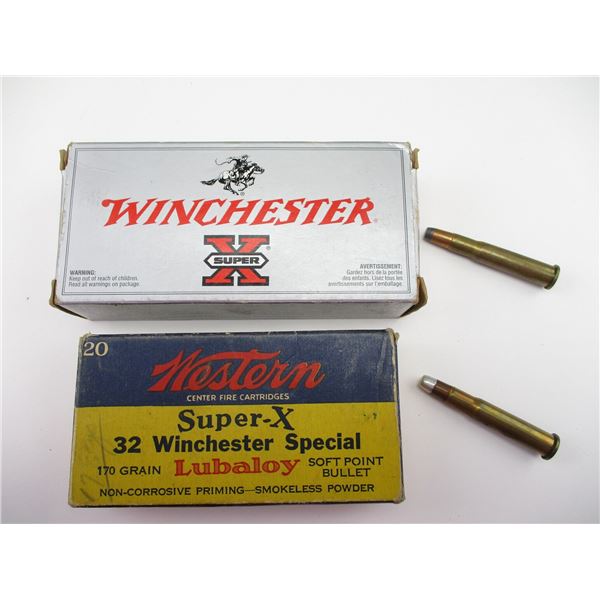 ASSORTED .32 WIN SPECIAL AMMO