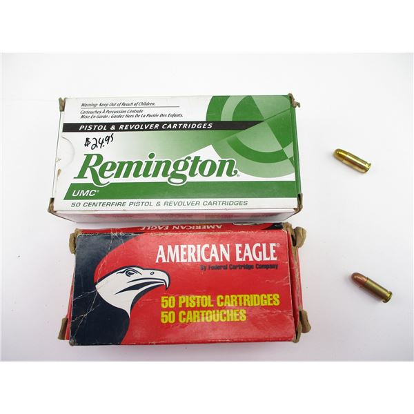 ASSORTED .25 AUTO AMMO