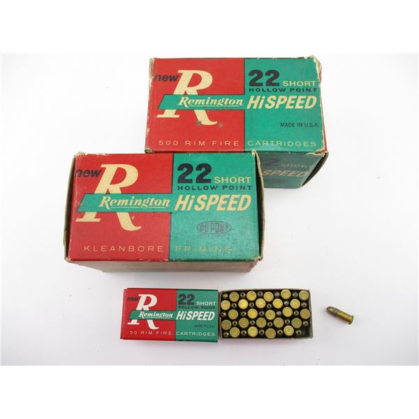 REMINGTON .22 SHORT AMMO