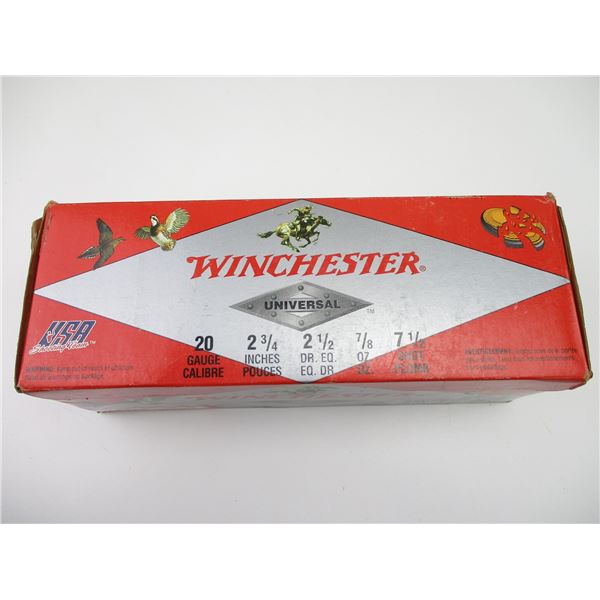 WINCHESTER 20 GAUGE SHOTSHELLS LOT